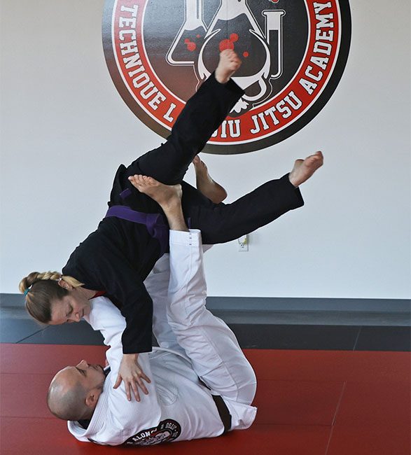 Chris and Holly at Technique Lab Jiu Jitsu Academy in West Richland